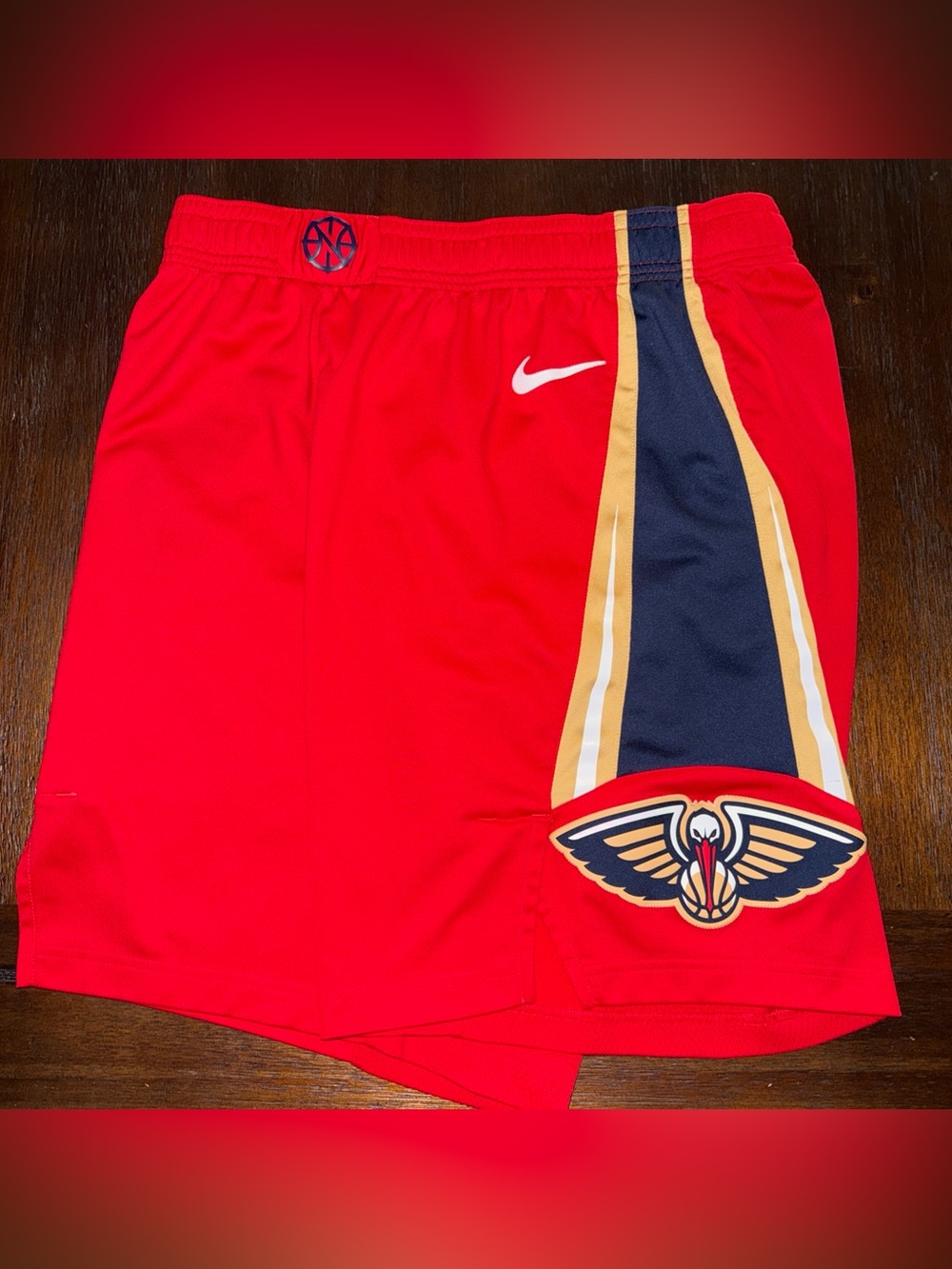 Nike Vaporknit New Orleans Pelicans Player Issued Game Pro Cut Shorts 44 NBA NO